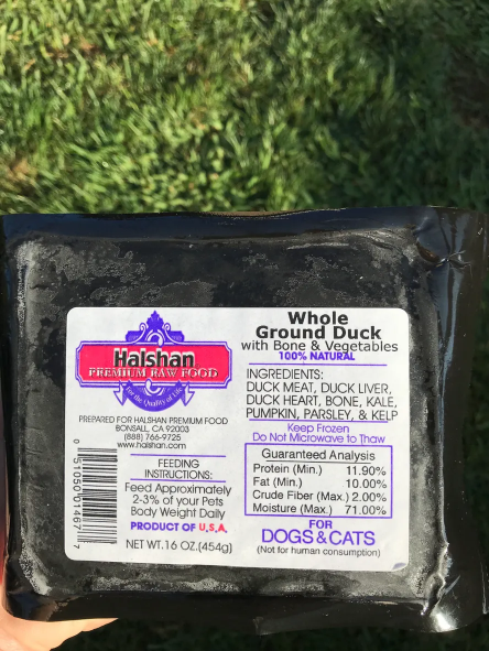 Whole Ground Duck w/ Bone & Veg